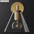 DecorBites™ Minimalist Bronze Wall Sconce with Glass Shade Options
