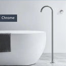 Minimalist brushed gold & black bathtub shower faucet bathroom spout