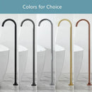 Minimalist brushed gold & black bathtub shower faucet bathroom spout