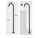 Minimalist brushed gold & black bathtub shower faucet bathroom spout