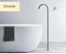 Minimalist brushed gold & black bathtub shower faucet bathroom spout