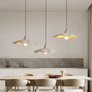 Minimalist ceramic petal pendant chandelier bedroom light