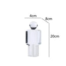 Minimalist chrome decorbites crystal man statue living room figurine