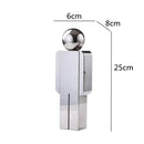 Minimalist chrome decorbites crystal man statue living room figurine