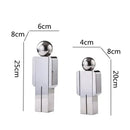 Minimalist chrome decorbites crystal man statue living room figurine