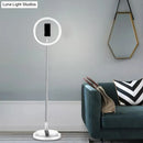Minimalist circular metal mobile phone vanity light bedroom 110v-120v
