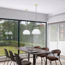 Minimalist clear glass jelly pendant lamp for living room