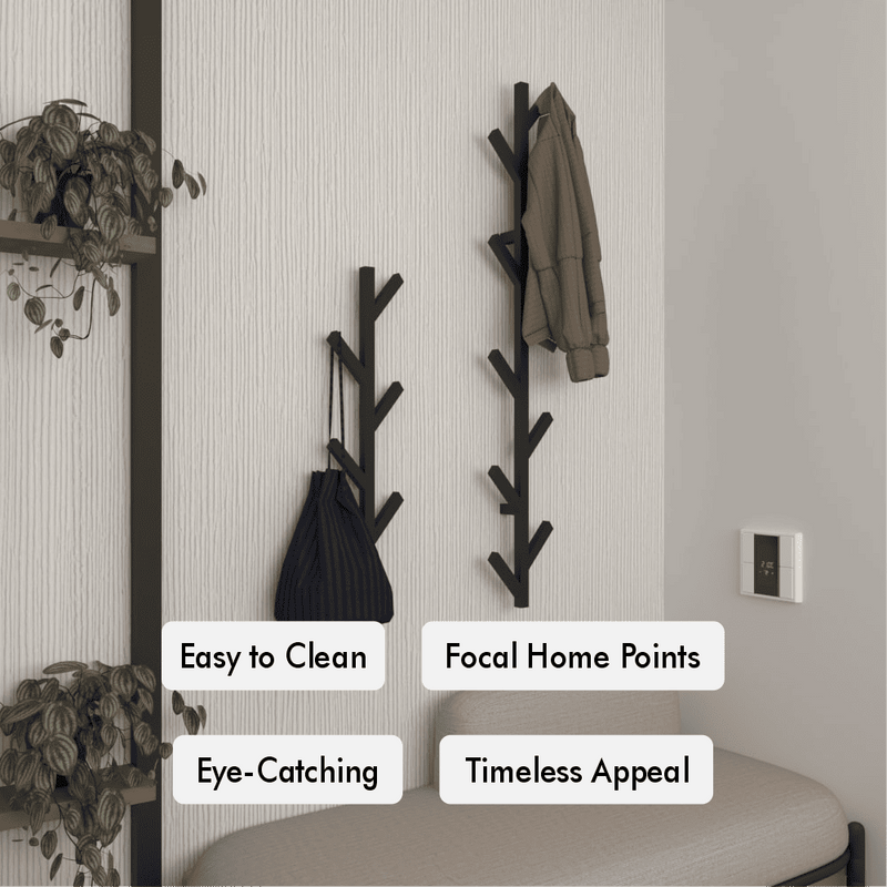 Wall Mounted Tree Shaped Coat Rack