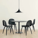 Minimalist copper horn chandelier pendant light for dining room