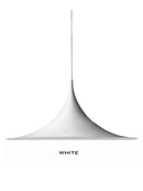 Minimalist copper horn chandelier pendant light for dining room