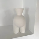Minimalist cream abstract human body vase bedroom ceramic decor