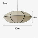 Minimalist cream & black geometric pendant light – dining room
