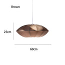 Minimalist cream & black geometric pendant light – dining room