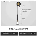 Minimalist creative luxury black & gold bedside wall lamp bedroom