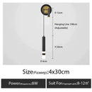 Minimalist creative luxury black & gold bedside wall lamp bedroom