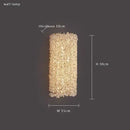 Minimalist crystal gold & black ring chandelier dining room light