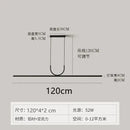 Minimalist decorbites black art led ceiling chandelier dining room