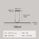 Minimalist decorbites black art led ceiling chandelier dining room