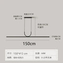 Minimalist decorbites black art led ceiling chandelier dining room
