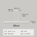 Minimalist decorbites black art led ceiling chandelier dining room