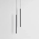 Minimalist decorbites black slim led pendant lamp dining room light