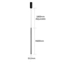 Minimalist decorbites black slim led pendant lamp dining room light