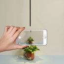 Minimalist decorbites black slim led pendant lamp dining room light
