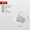 Minimalist decorbites cream wind led wall lamp for bedroom