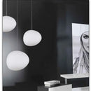 Minimalist frosted glass cobblestone wall lamp for living room