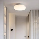 Minimalist frosted white glass pendant lamp for dining table