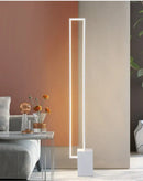 Minimalist gold and black geometric led floor lamp living room light