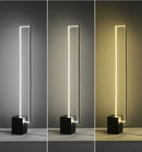 Minimalist gold and black geometric led floor lamp living room light