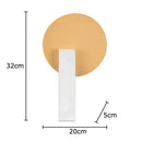 Minimalist gold and white marble base desk decoration living room