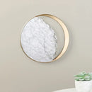 DecorBites™ Minimalist Moon Wall Lamp Marble 1-Head Sconce in Gold - Perfect for Living Room