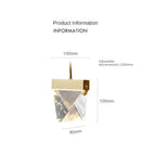 Minimalist gold decorbites crystal chandelier dining room light