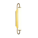 Minimalist gold elegant wall sconce for bedroom with frosted glass