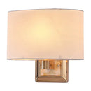 DecorBites™ Curved Wall Mounted Lamp: Minimalist 1-Light Sconce Light, Chrome/Gold Finish for Dining Room
