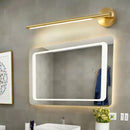 Minimalist gold led wall light bedroom sconce with acrylic diffuser