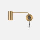 Minimalist gold metal wall lamp bedside spotlight for bedroom