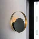 Minimalist gold nordic led wall sconce for bedroom lighting