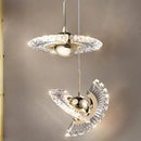 Minimalist gold nordic pendant lights kitchen glass shade decor