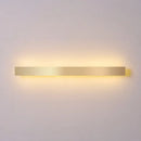Minimalist gold plated led wall sconce living room bar light