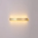 Minimalist gold plated led wall sconce living room bar light