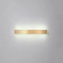 Minimalist gold plated led wall sconce living room bar light
