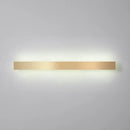 Minimalist gold plated led wall sconce living room bar light