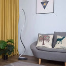 Minimalist gold standing lamp living room warm led light strip