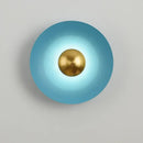 Minimalist golden macaroon led wall lamp bedroom ambient light