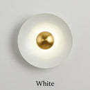 Minimalist golden macaroon led wall lamp bedroom ambient light