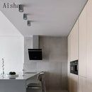 DecorBites™ Cement LED Round Downlight: Minimalist Ceiling Spotlight for Living Room and Aisle