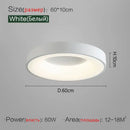 Minimalist gray round dining room ceiling lamp